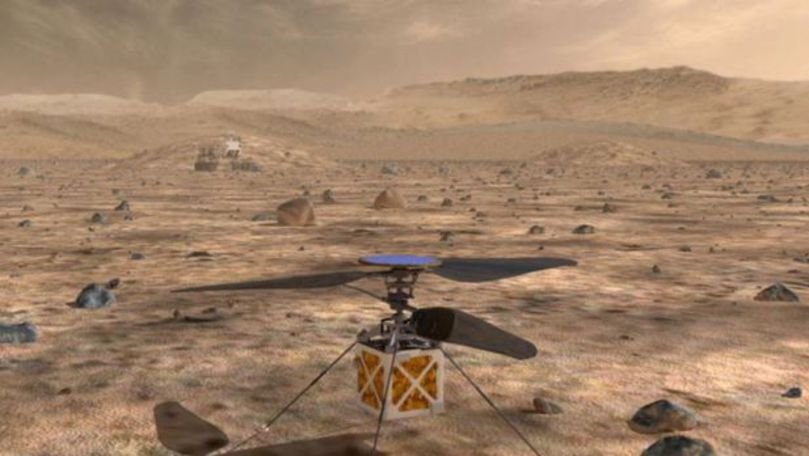 Alături de cine NASA va trimite un mic elicopter care să zboare peste Marte