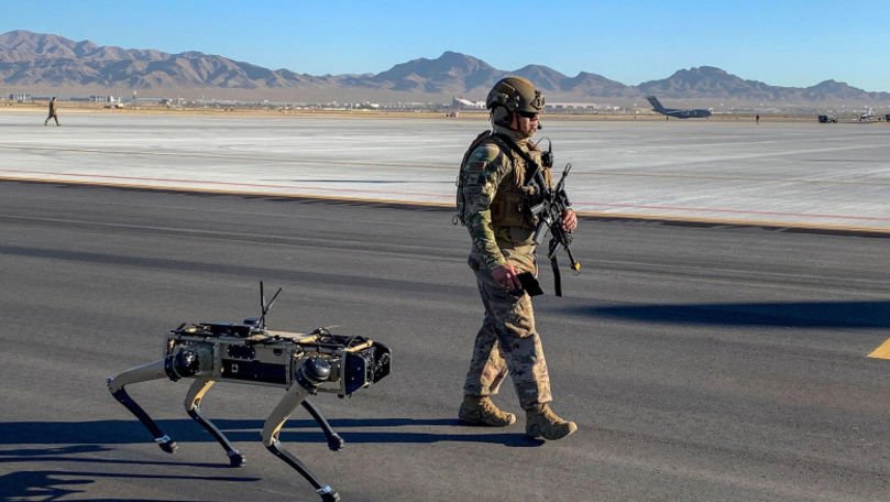 Bazele militare ale SUA vor fi păzite de câini-roboţi