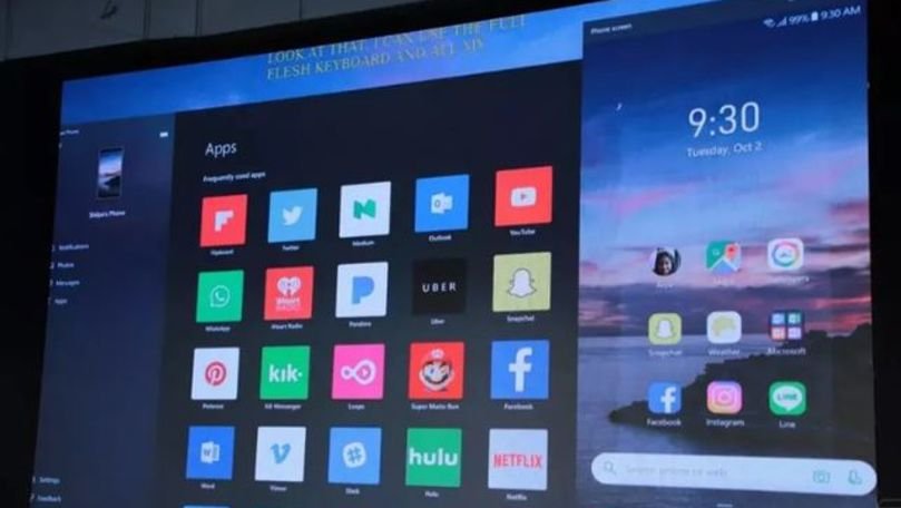 Microsoft va permite aducerea aplicaţiilor de pe telefonul cu Android pe desktop-ul Windows 10
