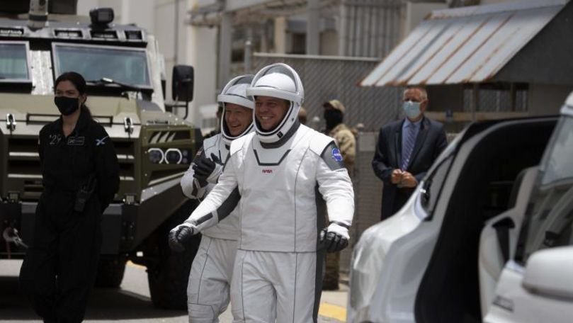 Misiune istorică: SpaceX și NASA au trimis în spațiu 2 astronauți