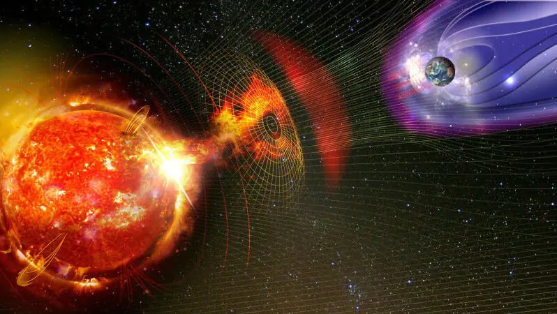 O furtună solară a deschis o gaură în câmpul magnetic al Pământului