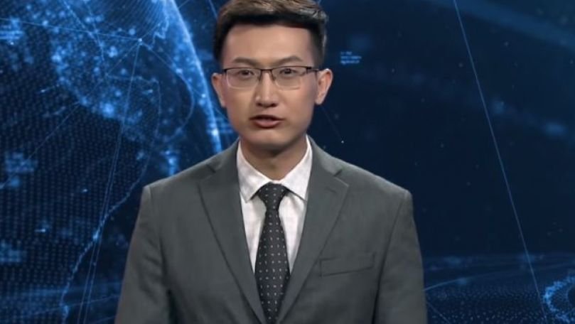 Primul prezentator de știri cu inteligență artificială. Cum arată și cum vorbește