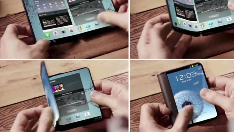 Samsung are de gând să creeze un ecran de laptop pliabil