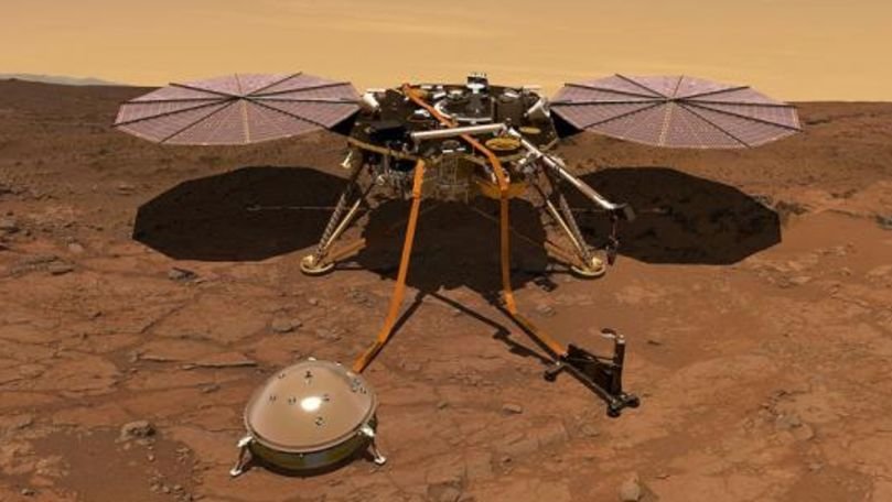 Sonda InSight a ajuns pe Marte cu numele a 2 milioane de oameni