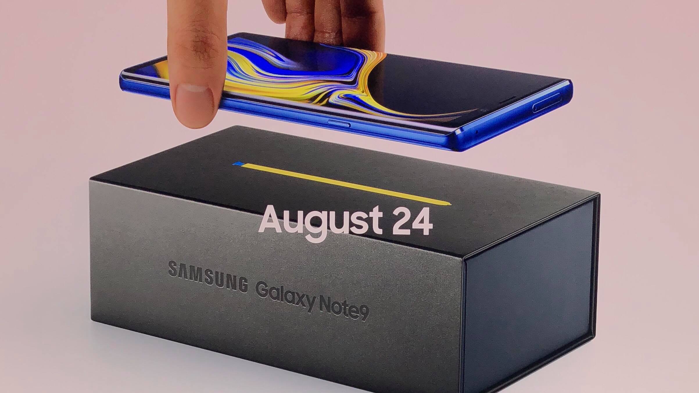 samsung galaxy note 9 data lansare